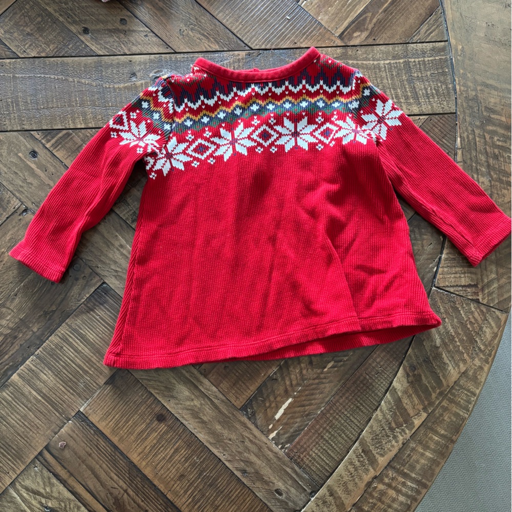 Ralph Lauren Red shirt holiday 18M